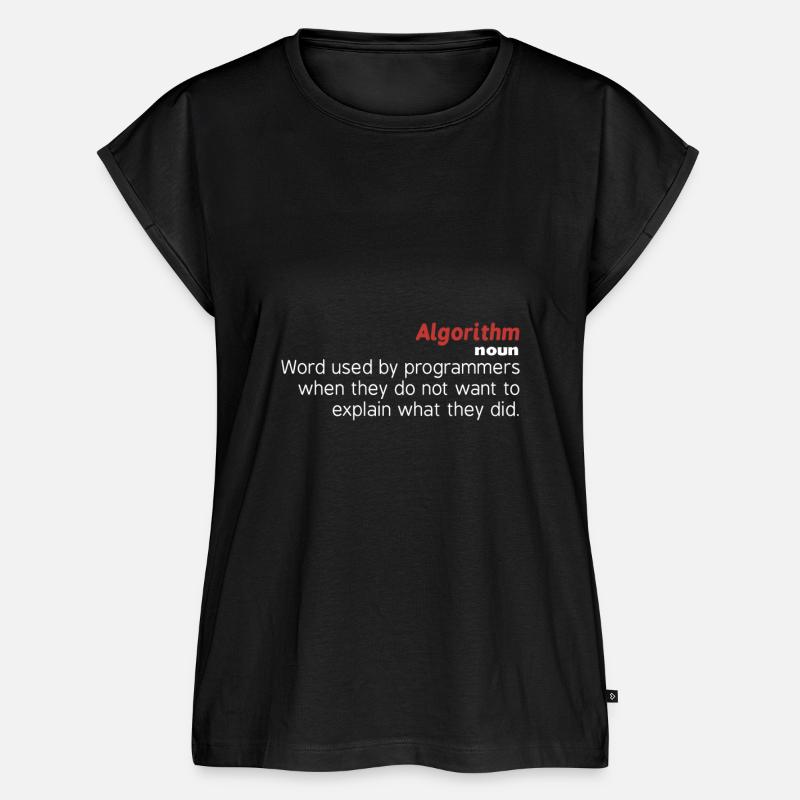 IT Algorithm - Women’s Premium Organic Top - black