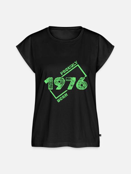 1976 - Frauen Premium Bio Top - Schwarz