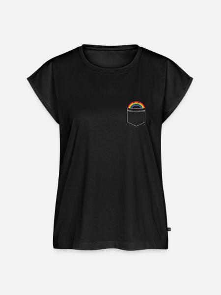 lgbt - Frauen Premium Bio Top - Schwarz