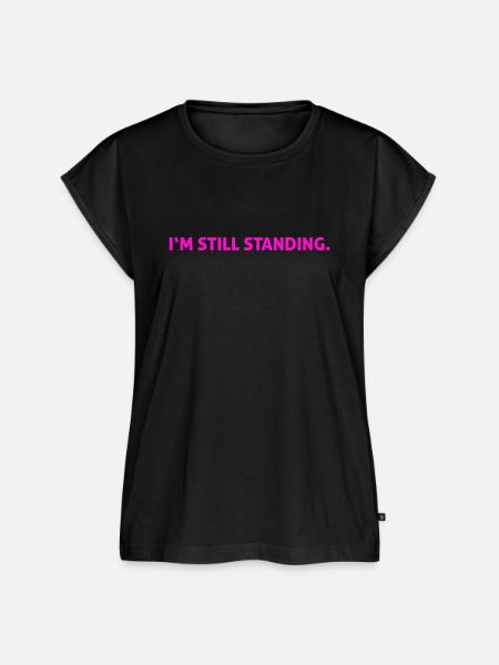 I'm still standing. - Frauen Premium Bio Top - Schwarz