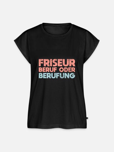 Friseur: Beruf Oder Berufung - Frauen Premium Bio Top - Schwarz