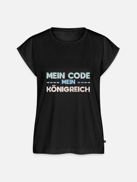 Mein Code, Mein Königreich - Frauen Premium Bio Top - Schwarz