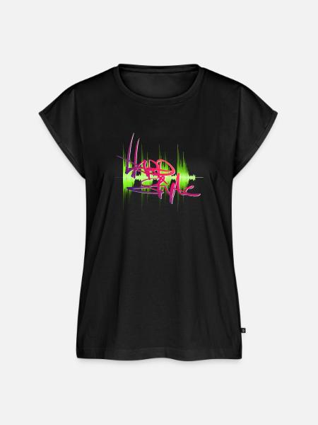 Hardstyle - Frauen Premium Bio Top - Schwarz