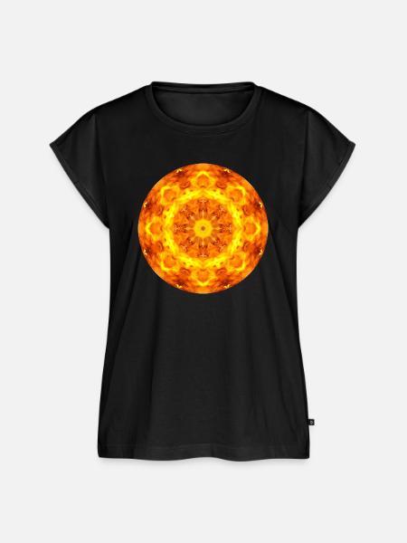 Mandala Graal - Frauen Premium Bio Top - Schwarz