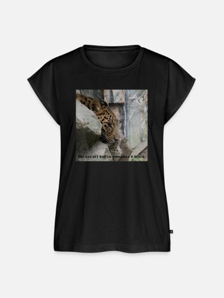 Story - Frauen Premium Bio Top - Schwarz