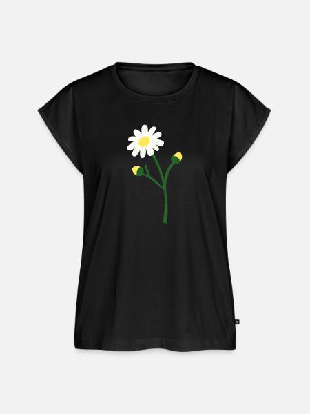 Löwenzahn - Frauen Premium Bio Top - Schwarz