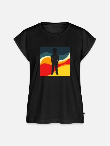 Bruder Kinder Solidaritaet - Frauen Premium Bio Top - Schwarz