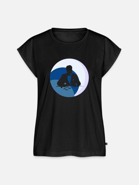 Poker Gluecksspiel - Frauen Premium Bio Top - Schwarz