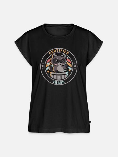 Zertifizierter Müll - Frauen Premium Bio Top - Schwarz