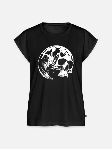 TOTER PLANET - Frauen Premium Bio Top - Schwarz