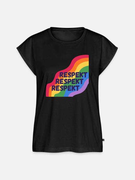 Respekt Pride - Frauen Premium Bio Top - Schwarz