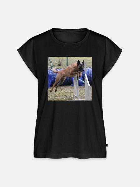 Mateo Agility - Frauen Premium Bio Top - Schwarz