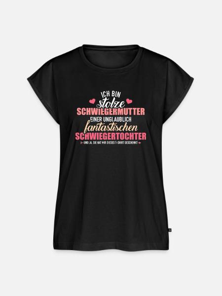 Schwiegermutter - Frauen Premium Bio Top - Schwarz