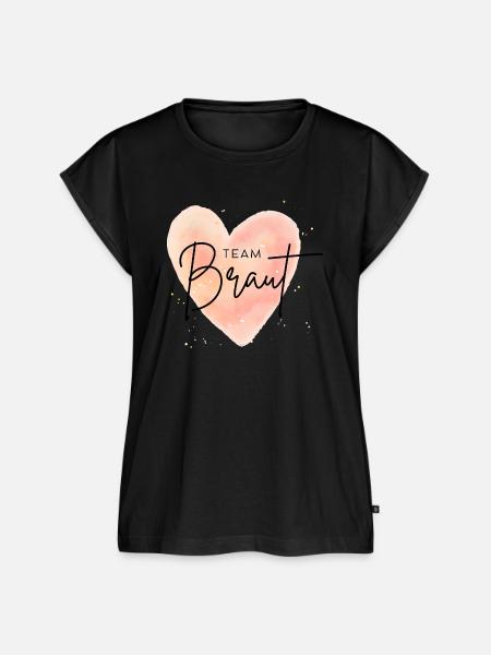 Team Braut - Frauen Premium Bio Top - Schwarz