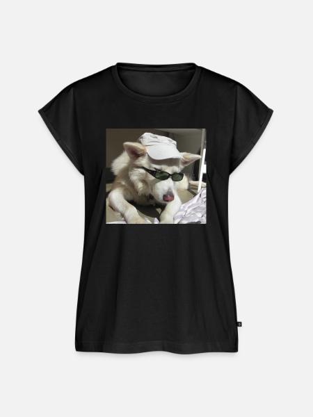 Cohen sehr cool - Frauen Premium Bio Top - Schwarz