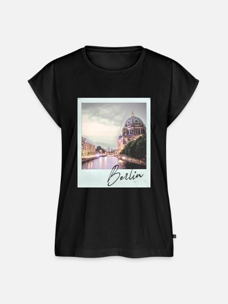 Berliner Dom - Frauen Premium Bio Top - Schwarz
