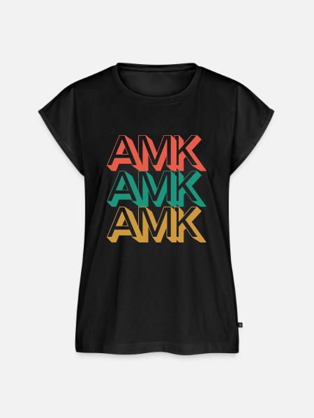 amk shirt - Frauen Premium Bio Top - Schwarz
