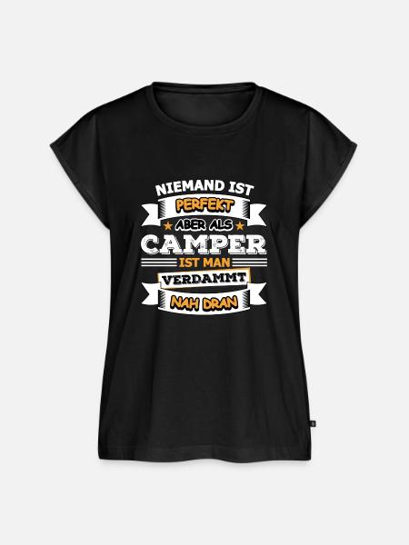 Camper - Frauen Premium Bio Top - Schwarz