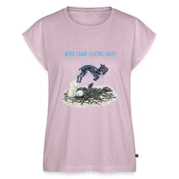 never count electric sheep - Frauen Premium Bio Top - Altrosa - Vorne - AI Model Female 172 light (172cm)
