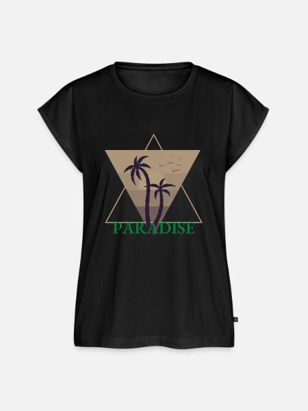 paradois - Frauen Premium Bio Top - Schwarz