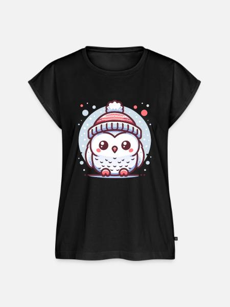 süßer Pinguin - Frauen Premium Bio Top - Schwarz