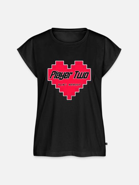 Player Two - Player One Partnerlook - Frauen Premium Bio Top - Schwarz