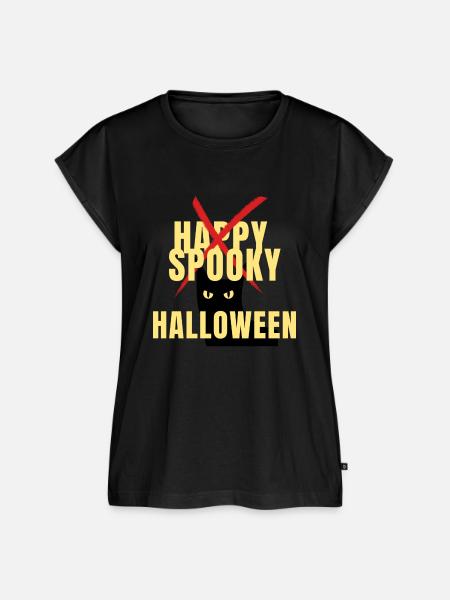 Spooky Halloween - Frauen Premium Bio Top - Schwarz