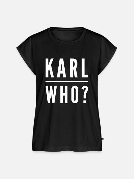 Karl who? - Frauen Premium Bio Top - Schwarz