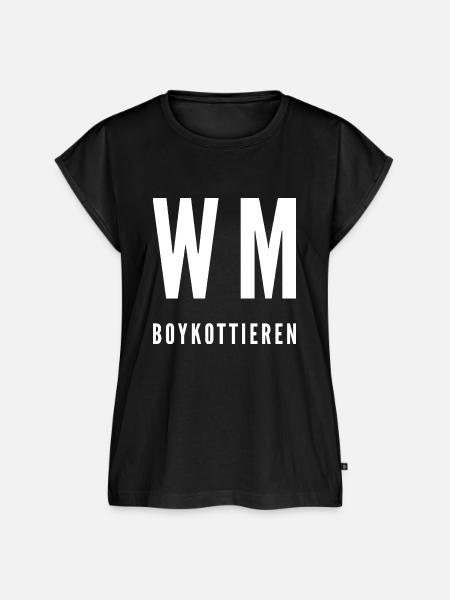 WM Katar - Frauen Premium Bio Top - Schwarz