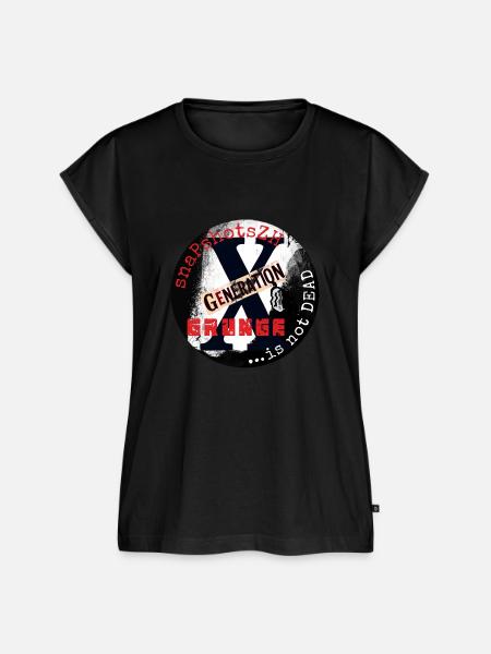 Grunge - Frauen Premium Bio Top - Schwarz