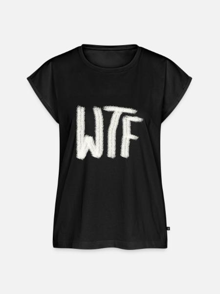 WTF - Frauen Premium Bio Top - Schwarz