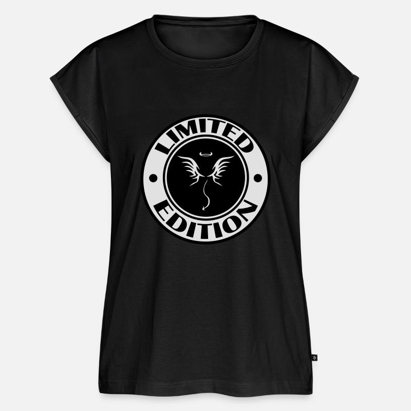 angel devil limited - Women’s Premium Organic Top - black