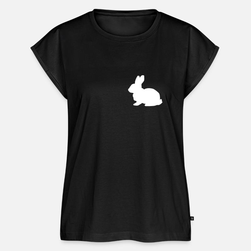 Rabbit Rabbit Easter Easter Holidays Egg Eggs - Women’s Premium Organic Top - black
