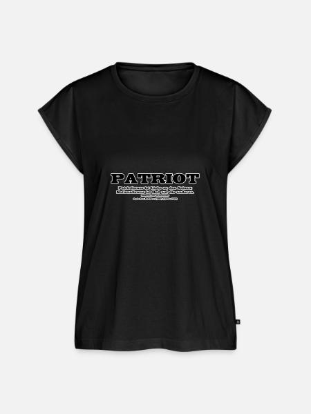 Patriot - Frauen Premium Bio Top - Schwarz