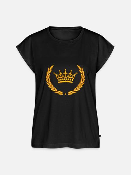 Flosse - Frauen Premium Bio Top - Schwarz