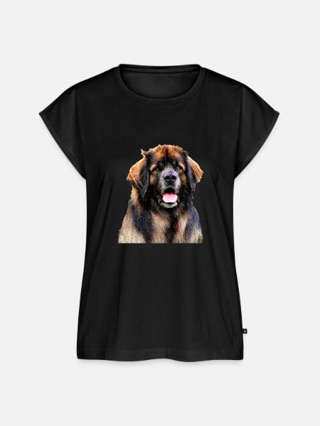 Leonberg 2 - Frauen Premium Bio Top - Schwarz