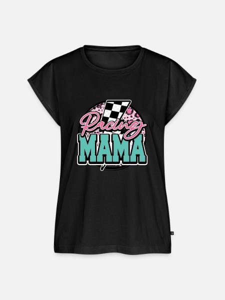 Racing Mama - Frauen Premium Bio Top - Schwarz