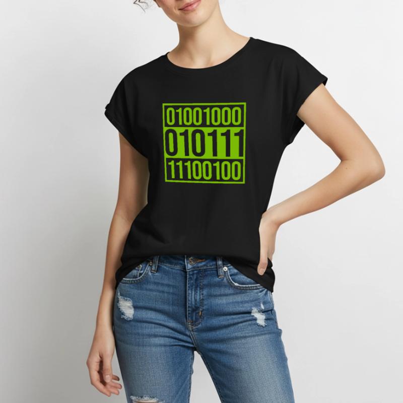 Binary Code Program Language Women’s Premium Organic Top