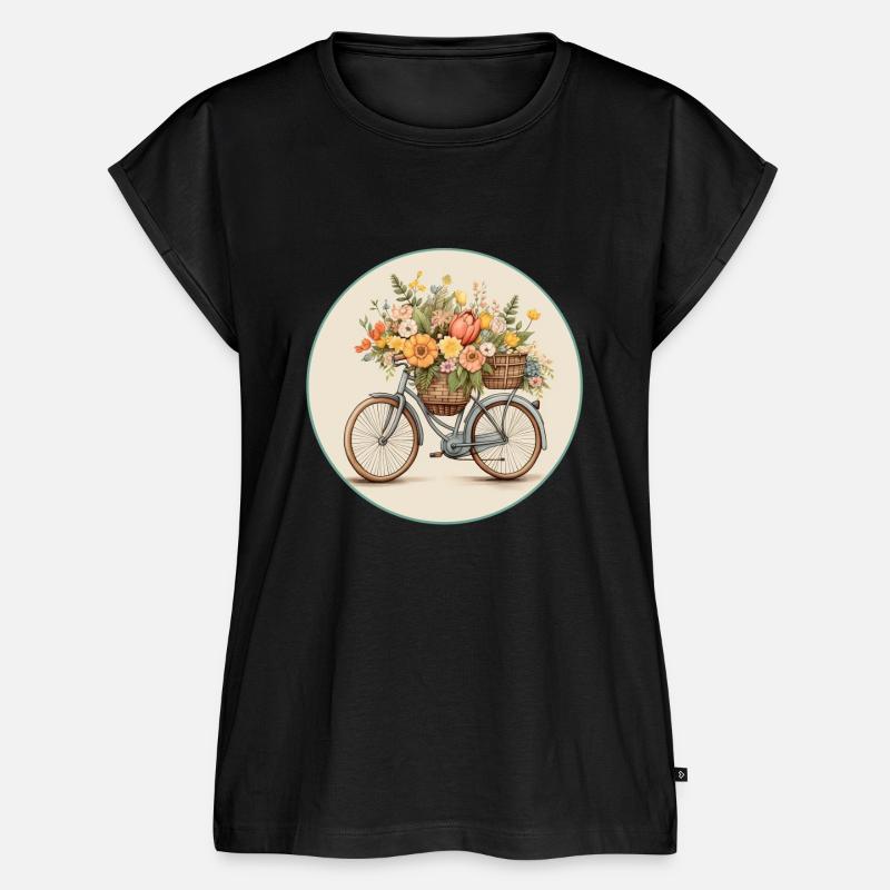 Bicycle - Frauen Premium Bio Top - Schwarz