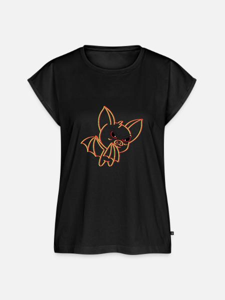 Halloween pig - Frauen Premium Bio Top - Schwarz