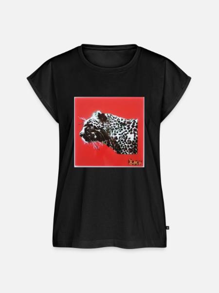 Katzenartig - Frauen Premium Bio Top - Schwarz
