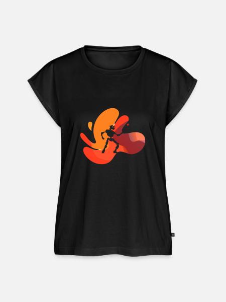 Roboter Robotik - Frauen Premium Bio Top - Schwarz