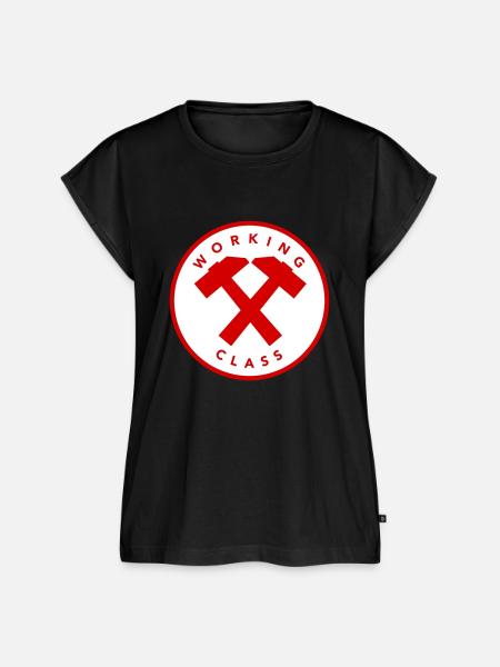 Arbeiterklasse - Frauen Premium Bio Top - Schwarz