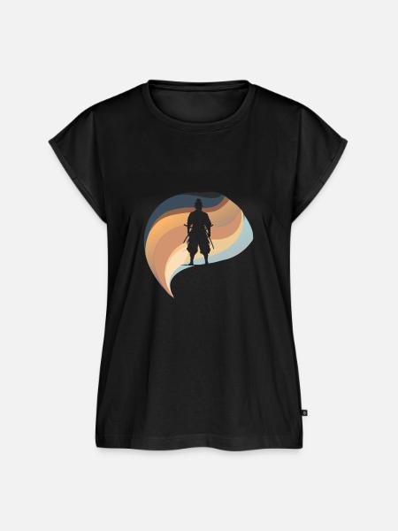 Samurai Kendo Japan - Frauen Premium Bio Top - Schwarz