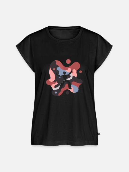 Tanzschule Tanzlehrer Tanzkurs - Frauen Premium Bio Top - Schwarz