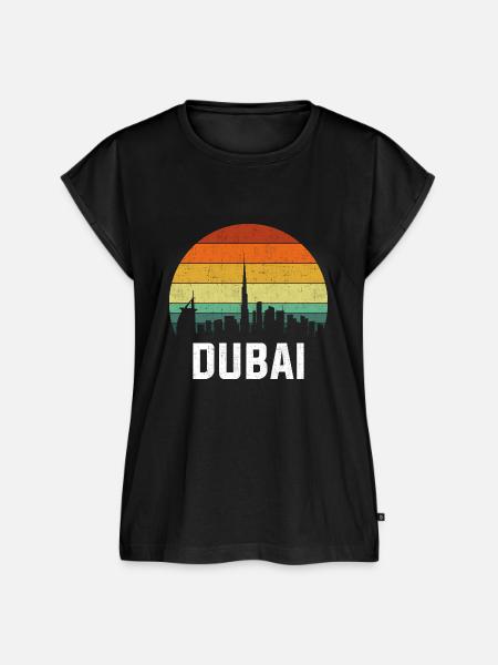 Dubai Skyline VAE , dubai - Frauen Premium Bio Top - Schwarz