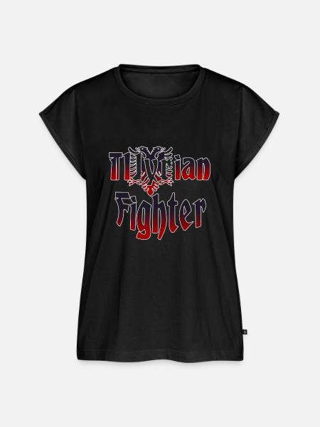 Illyrian Fighter - Frauen Premium Bio Top - Schwarz