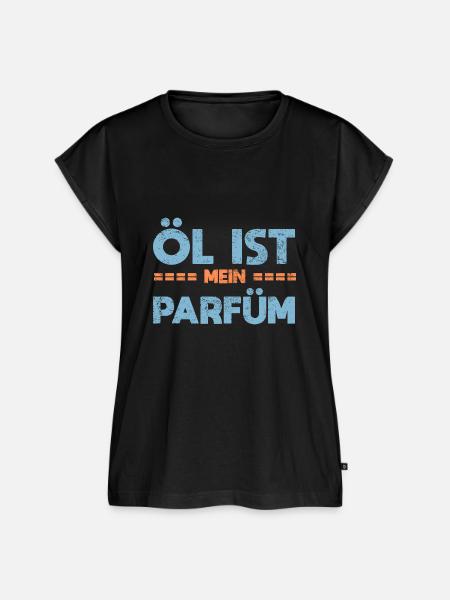 Öl Ist Mein Parfüm - Frauen Premium Bio Top - Schwarz