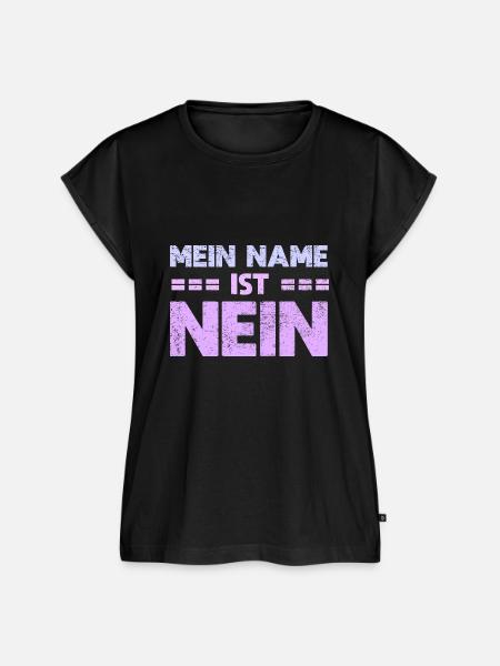Mein Name Ist Nein - Frauen Premium Bio Top - Schwarz