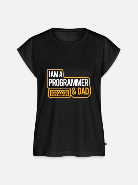 I'm A Programmer And Dad - Frauen Premium Bio Top - Schwarz